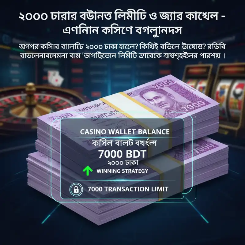 ৭০০০ টাকার বেটিং লিমিট